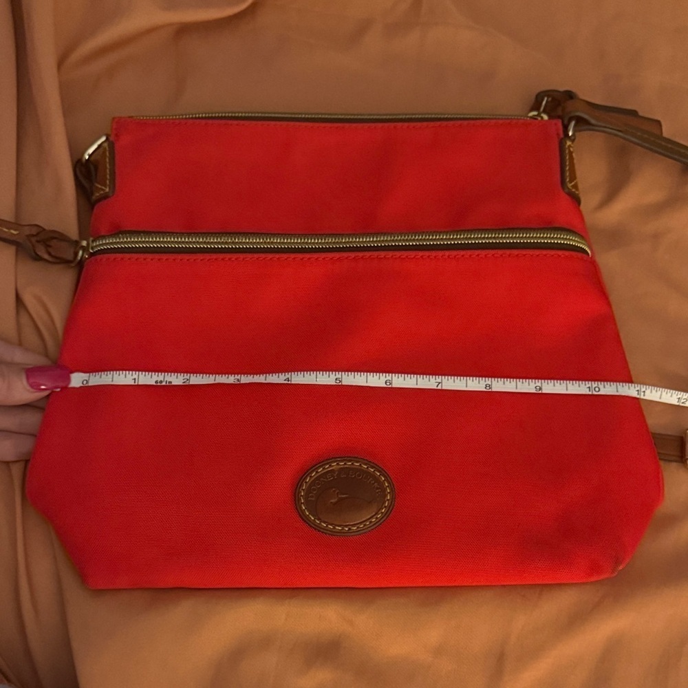Dooney & Bourke Vibrant Red Nylon Crossbody Bag